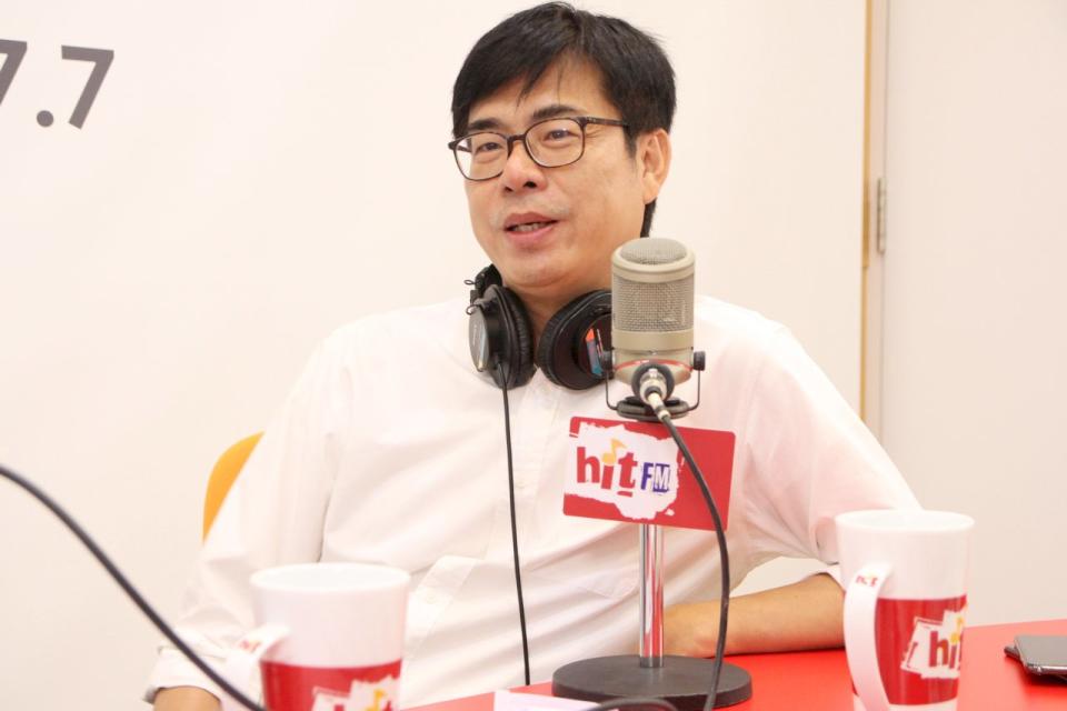 針對父親陳哲男的司法事件，陳其邁表示，這是他的承擔，他也以更高的標準自我要求。(Hit FM提供)