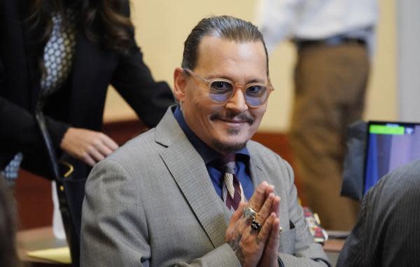 Johnny Depp en juicio (Fuente: The Sun)