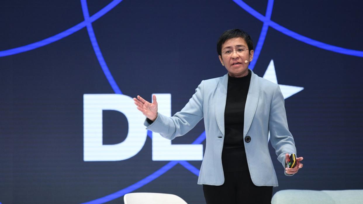 Die philippinische Journalistin Maria Ressa.