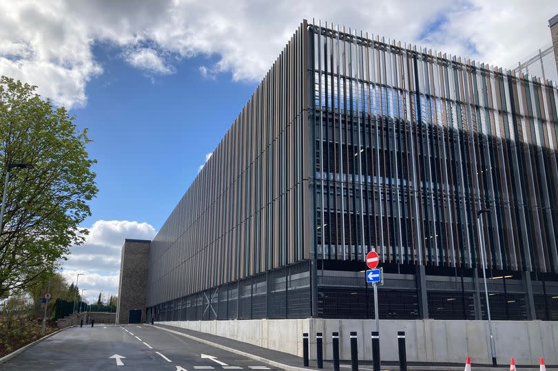 The new staff car park next to Royal Stoke University Hospital