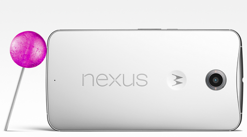Nexus 6 with a lollipop