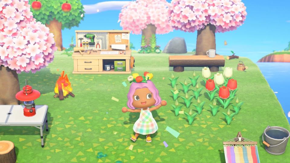 Platz 2: "Animal Crossing: New Horizons" ist ein kunterbunter und herrlich harmloser Gegenentwurf zur realen Welt. In Zeiten von Corona sicherlich die niedlichste Realitätsflucht - allerdings nur für Switch-Besitzer. (Bild: Nintendo)