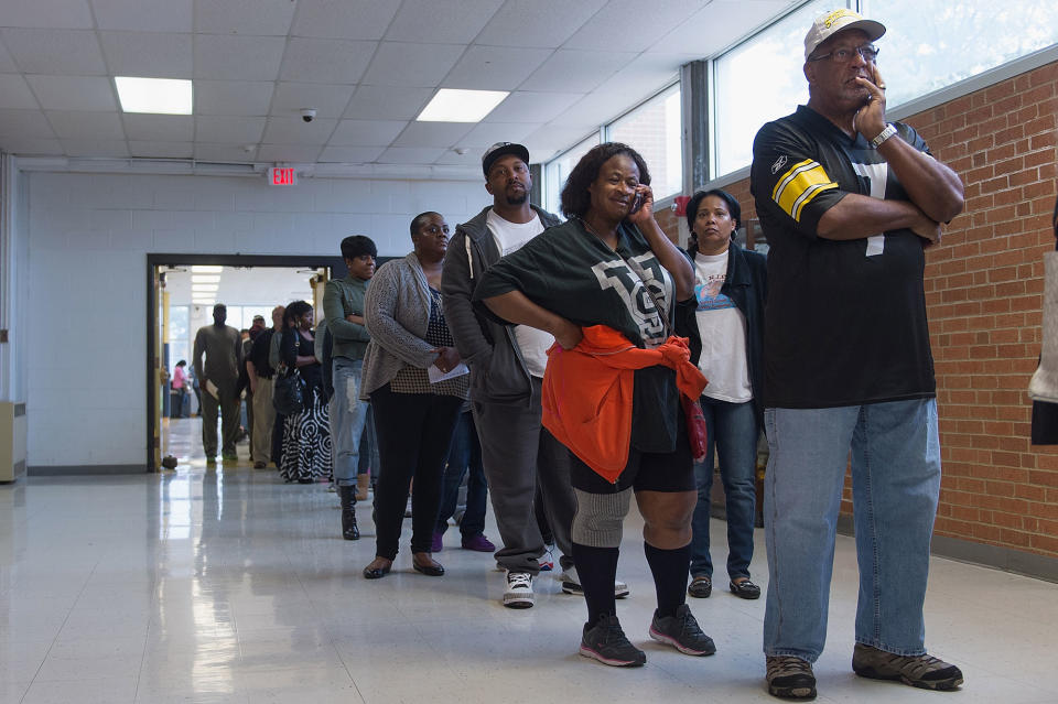 Voters in Florissant, Mo.