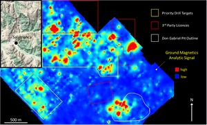 Ground Magnetics Analytic Signal for Priority Drill Targets