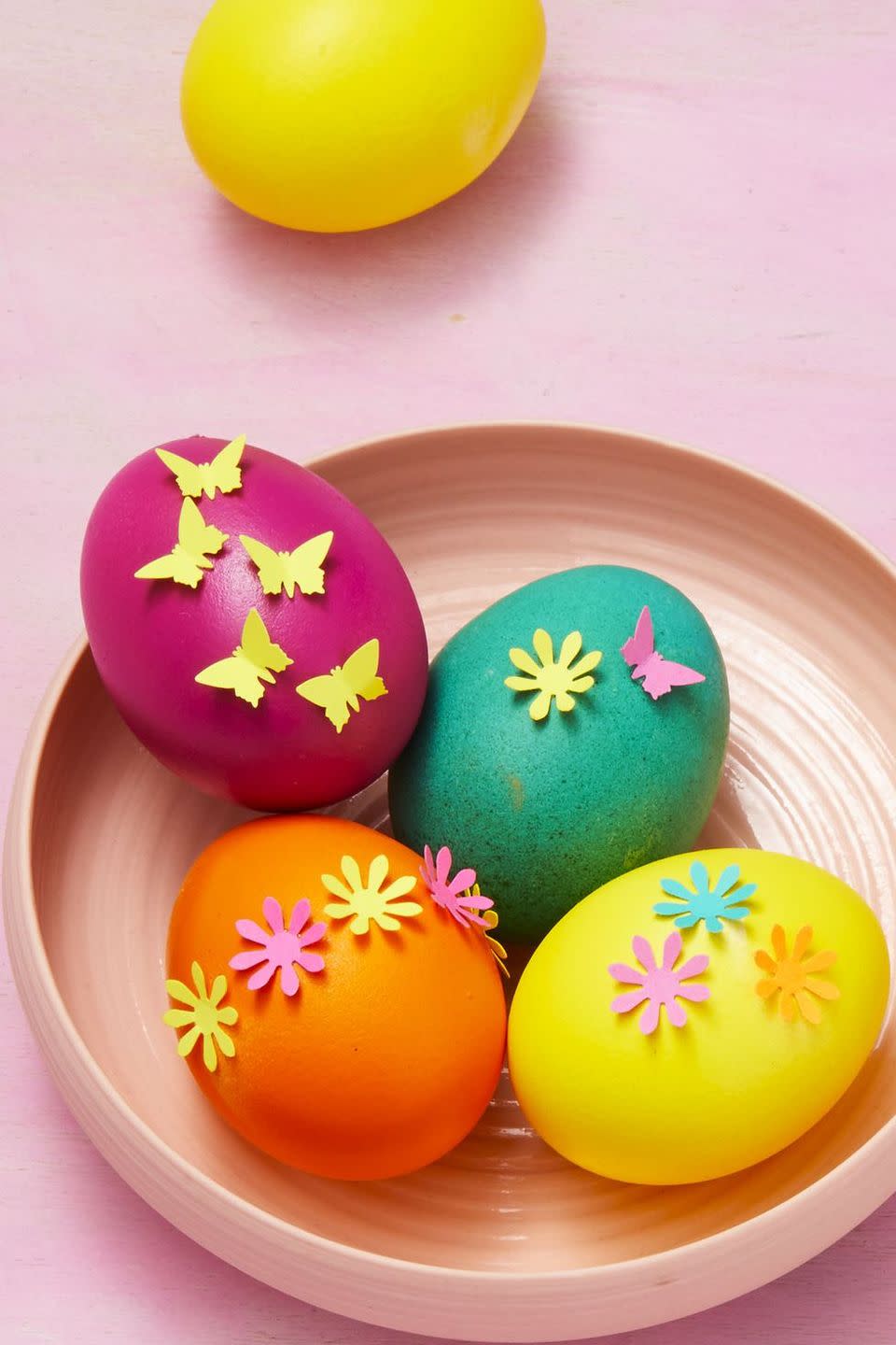 Punched Paper Easter Eggs