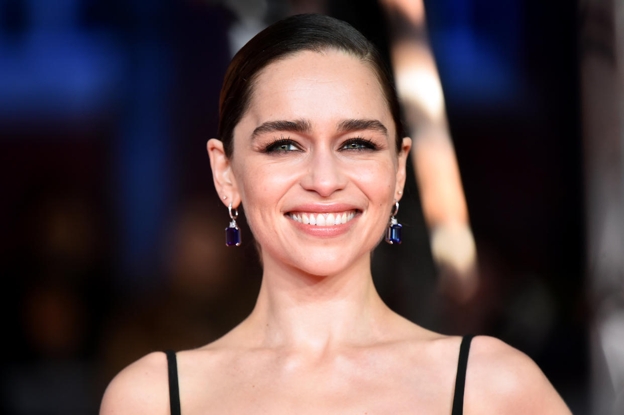 Emilia Clarke is addressing complaints about the Game of Thrones ending. (Photo: Matt Crossick/PA Images via Getty Images)