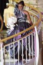 <p>For the <em>Real Housewives of Atlanta </em>star's wedding to Peter Thomas, she went as far away from a white dress as she could, wearing instead a platinum-colored gown custom made by designer Rubin Singer. She said her modern venue, Fernbank Museum of Natural History in Atlanta, was <a href="https://www.brides.com/story/real-housewives-atlanta-cynthia-bailey-wedding-dress-style-bridal-gown-budget" rel="nofollow noopener" target="_blank" data-ylk="slk:her inspiration;elm:context_link;itc:0;sec:content-canvas" class="link ">her inspiration</a>.</p>