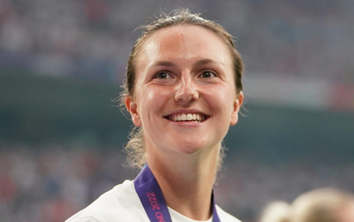 England's Lotte Wubben-Moy during the UEFA Women's Euro England 2022 final match between England and Germany at Wembley Stadium on July 31, 2022 in London, United Kingdom - CameraSport via Getty Images