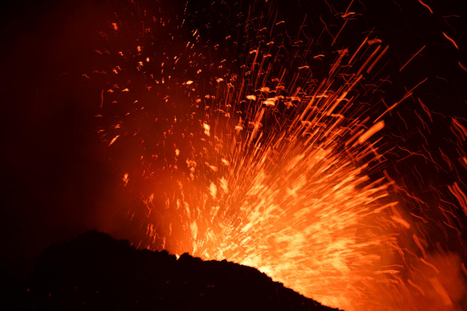 Mount Etna, Europe's highest and most active volcano, erupts in Sicily, Italy, June 1, 2019 REUTERS/Antonio Parrinello     TPX IMAGES OF THE DAY