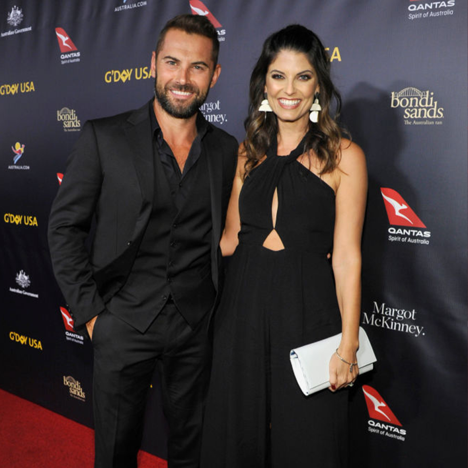 Neighbours star Daniel MacPherson and Zoe Ventoura.