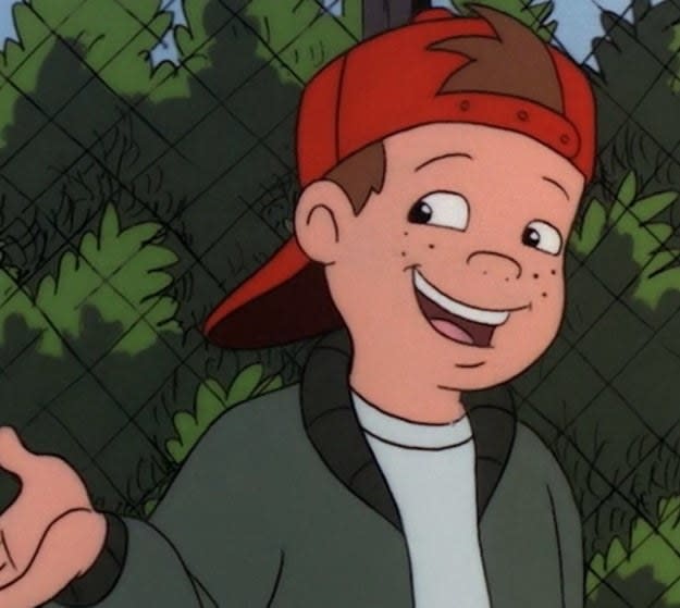 T.J. thanks his friends for helping him pull off a scheme in "Recess"