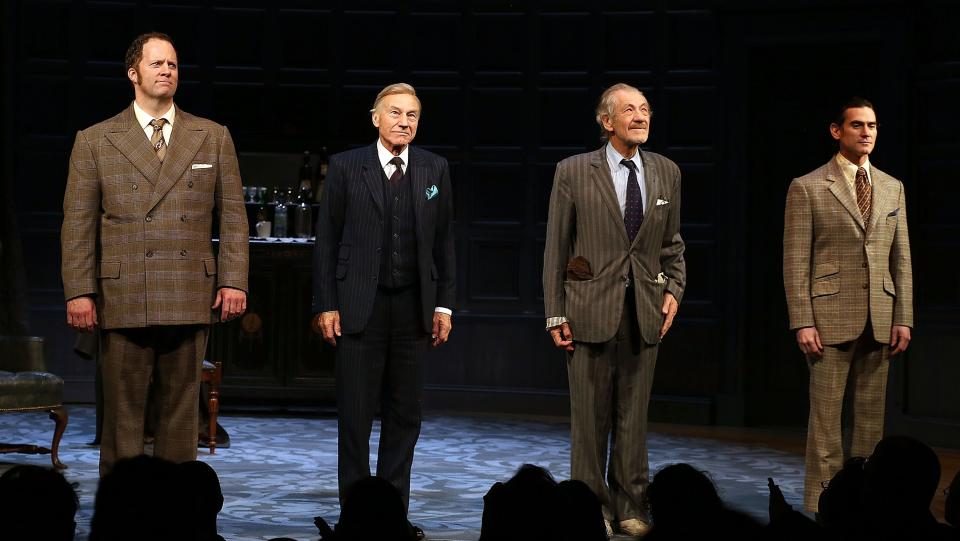 Shuler Hensley, Patrick Stewart, Ian McKellen and Billy Crudup, 2013