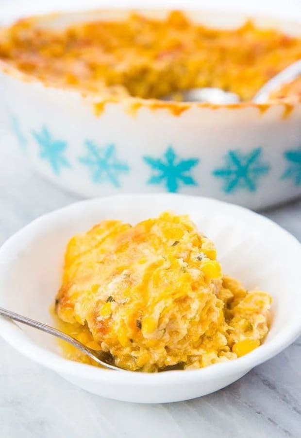 <p><strong>Get the recipe: <a href="https://www.thekitchenmagpie.com/creamy-scalloped-corn-casserole/" rel="nofollow noopener" target="_blank" data-ylk="slk:Creamy Scalloped Corn;elm:context_link;itc:0;sec:content-canvas" class="link ">Creamy Scalloped Corn</a></strong></p><p><strong>Related: </strong><a href="https://parade.com/1357821/jocelyndelkadams/easter-brunch-ideas/" rel="nofollow noopener" target="_blank" data-ylk="slk:Amazing Easter Brunch Ideas;elm:context_link;itc:0;sec:content-canvas" class="link "><strong>Amazing Easter Brunch Ideas</strong></a></p><p>The Kitchen Magpie</p>