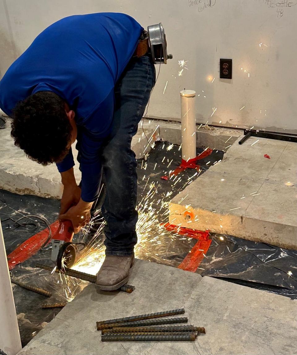 Work crews over 20 days in August made $1 million in renovations to Off The Hook Comedy Club, which is inside ROW Seafood by Capt. Brien & Crews along Vanderbilt Beach Road in North Naples, Florida.