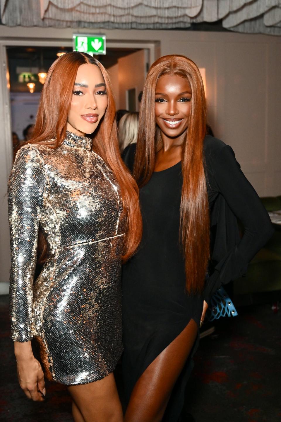 Munroe Bergdorf (L) and Leomie Anderson (R) at Bistrotheque’s 20th anniversary (Dave Benett)