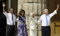 E' già stata alla Casa Bianca al fianco degli Obama (AP Photo/Alex Brandon)