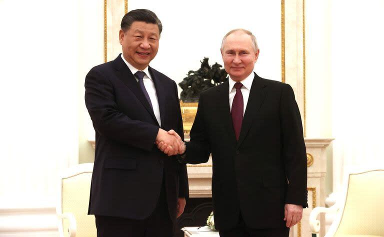 Putin y Xi Jinpng, durante una cumbre en marzo pasado