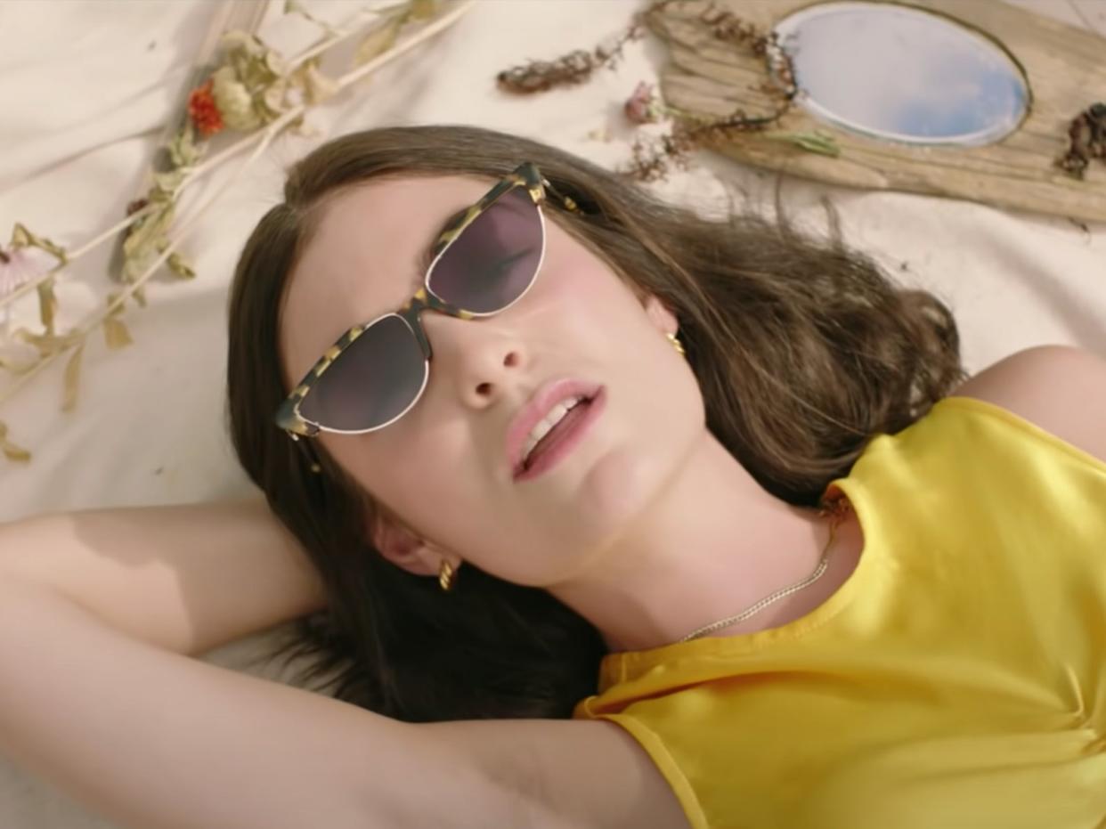 Lorde in the ‘Solar Power’ video (Universal)