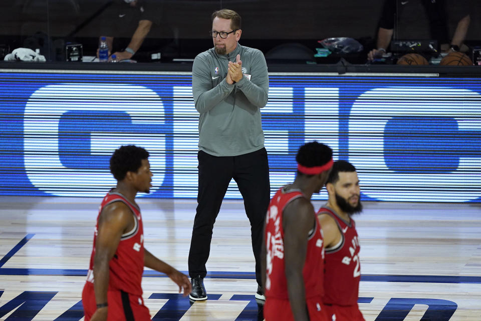 Toronto Raptors coach Nick Nurse