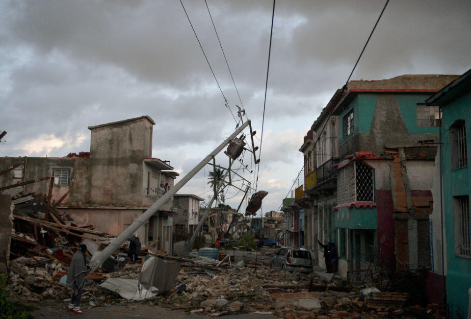 Havana, devastated