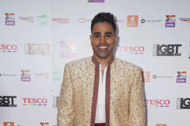 Dr Ranj Singhseen arriving for the 2021 British LGBT Awards (Jonathan Brady/PA Wire) (PA Archive)