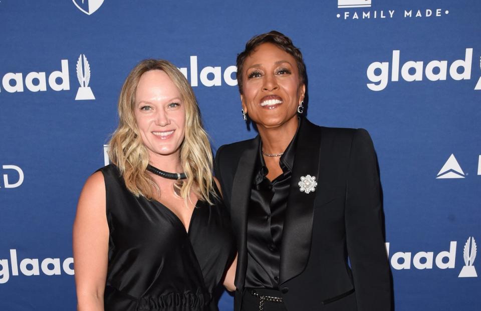 Robin Roberts married her longtime partner, Amber Laign, in September 2023 (Getty Images for GLAAD)