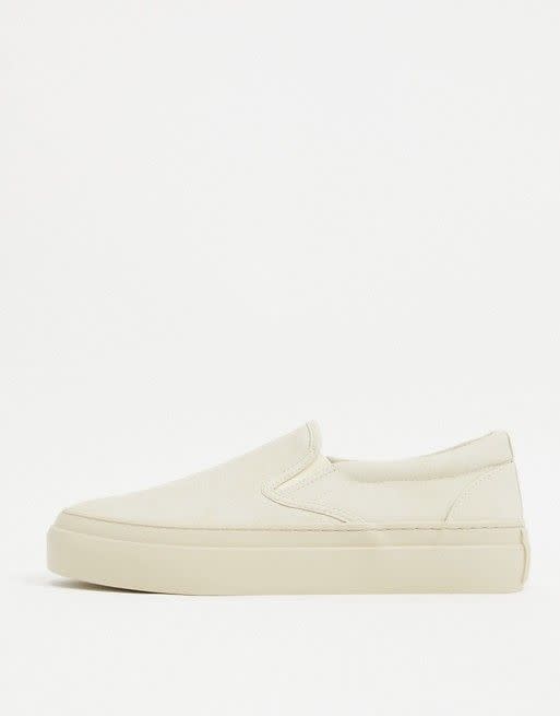 6) ASOS DESIGN Slip On Sneakers