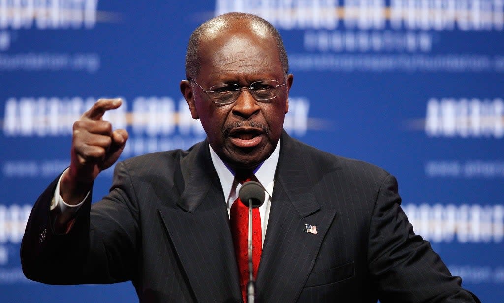 Republican presidential candidate Herman Cain: Getty Images