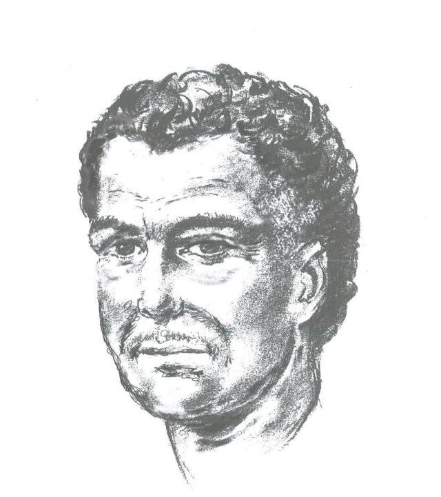 An artist's impression of  the man who shot Naji Salim Hussain Al-Ali (Metropolitan Police/PA)