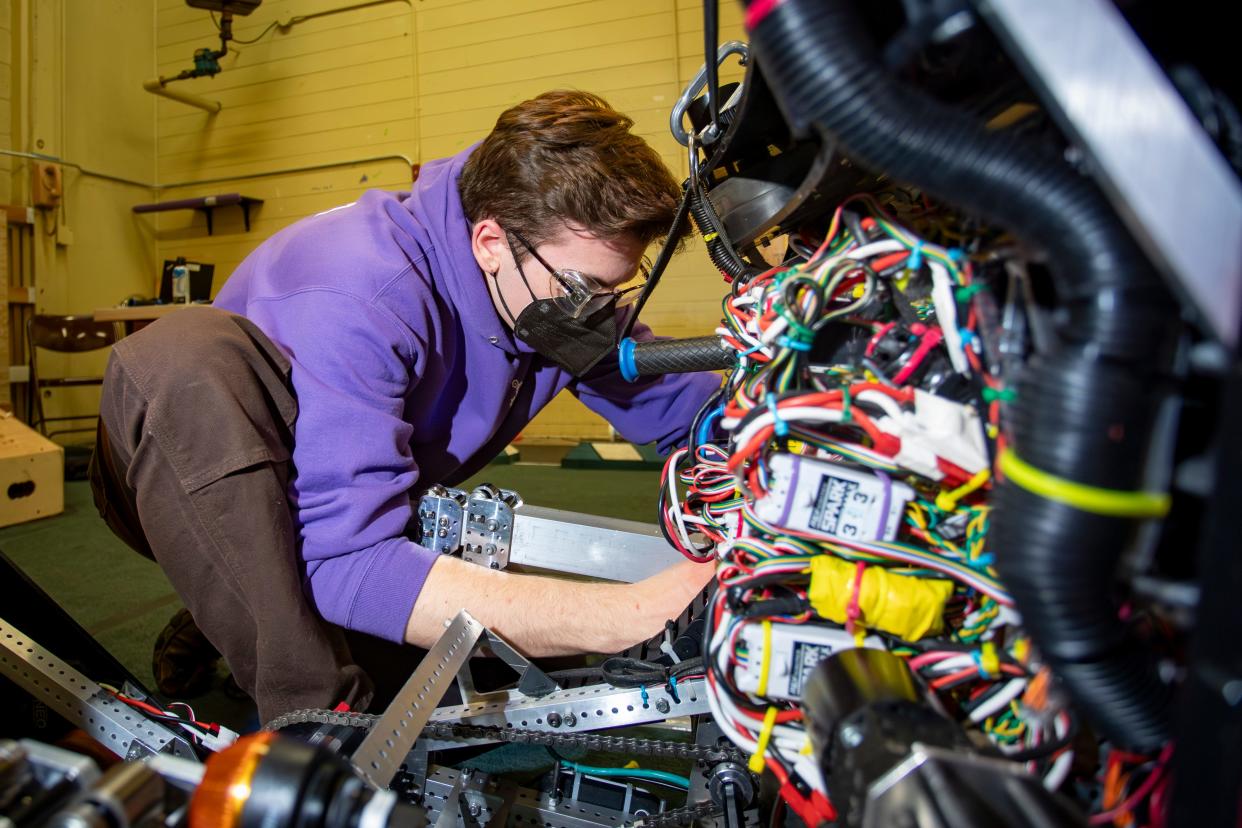 South Eugene Robotics Team is heading to FIRST World Robotics Championship in Houston for the fourth time, having ranked first out of 127 teams in the Pacific Northwest throughout the 2024 competition season.