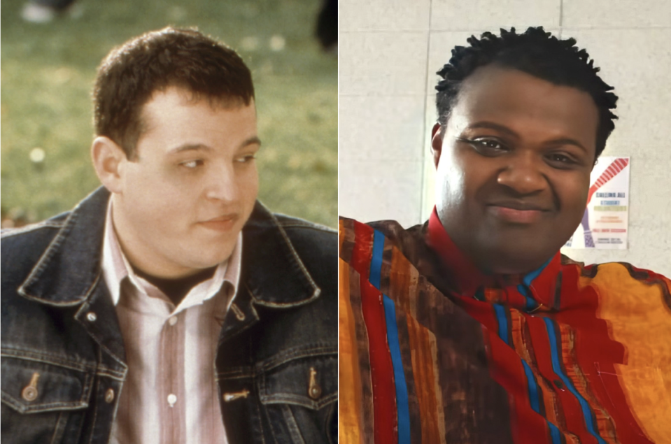 Damian Hubbard (Then: Daniel Franzese / Now: Jaquel Spivey)