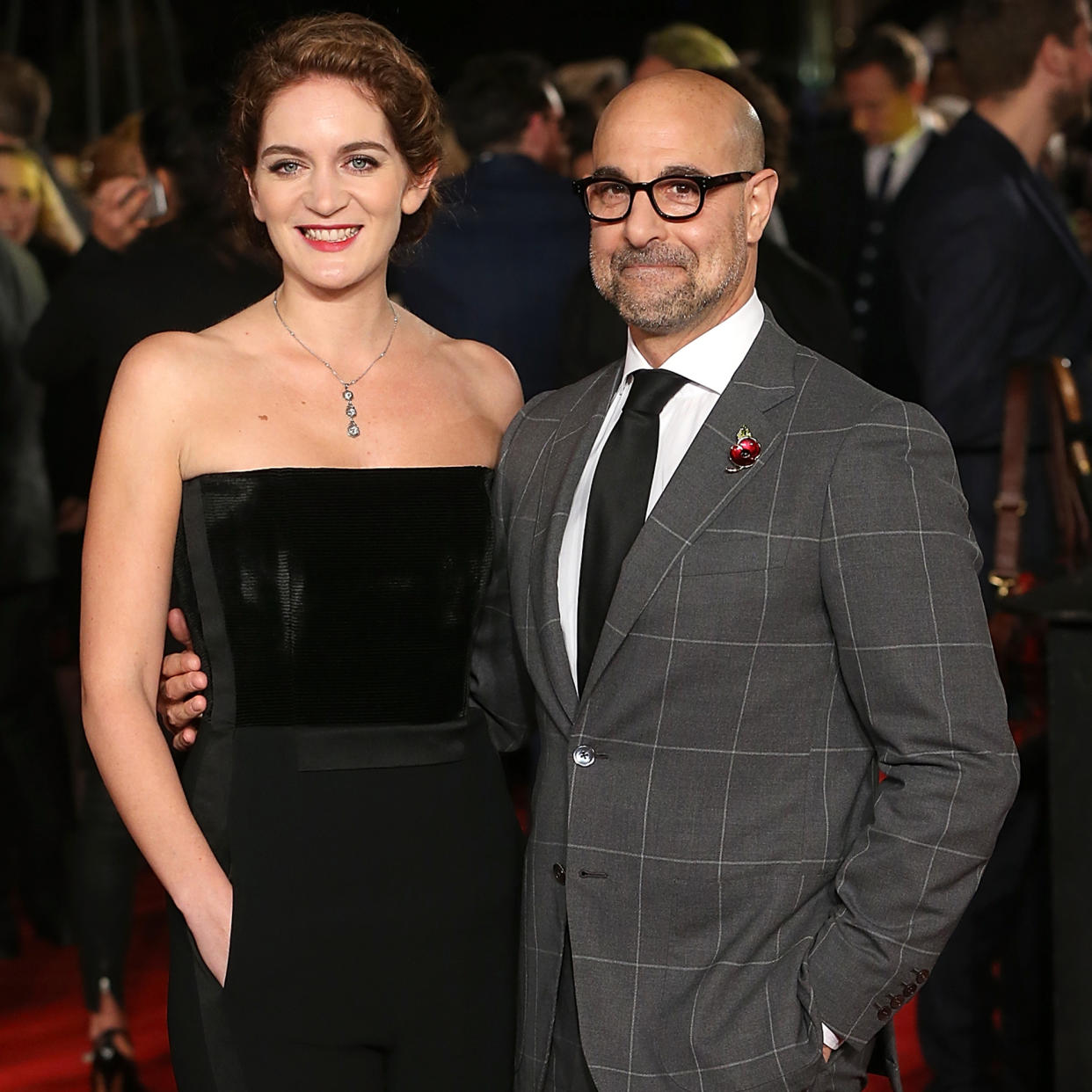 Felicity Blunt and Stanley Tucci (Danny Martindale / WireImage)