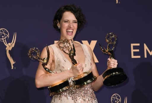 "Fleabag", a joint production between Amazon and the BBC, won six Emmys including best comedy series, as well as best actress and comedy writing for Phoebe Waller-Bridge herself