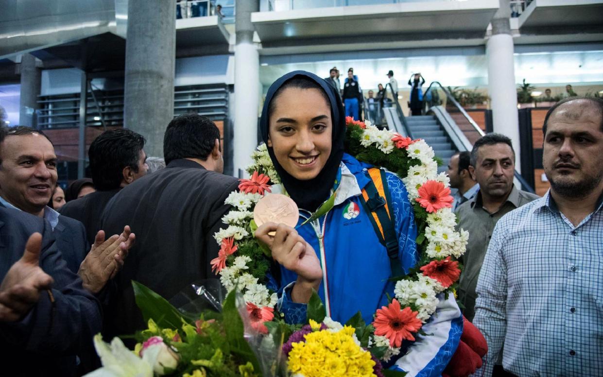 Kimia Alizadeh has said homesickness the the price she is prepared to pay for living in Europe - AFP