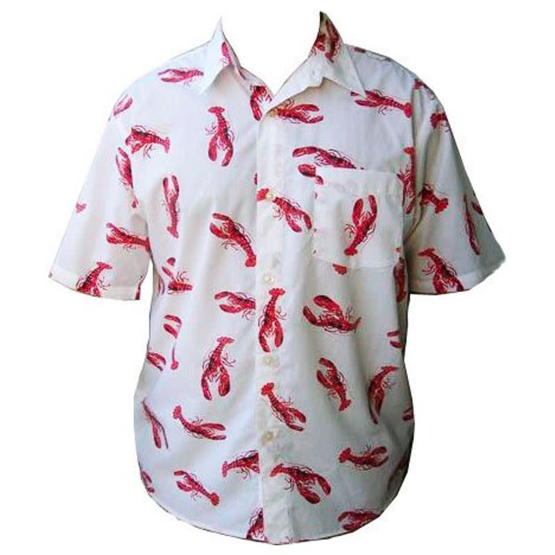 Cosmo Kramer Lobster Button-Up Shirt