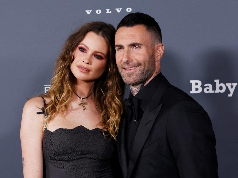 Behati Prinsloo and Adam Levine (AFP via Getty Images)