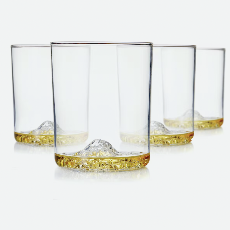 American Mountains Whiskey Glasses