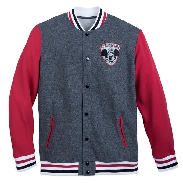 Mickey Mouse Club men’s varsity jacket, $70, shopdisney.com