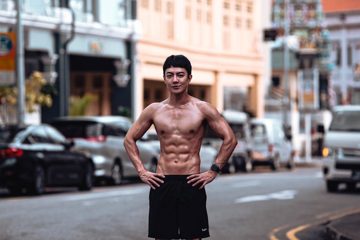 Singapore #Fitspo of the Week Royce Lee is a host and content creator. (PHOTO: Cheryl Tay)