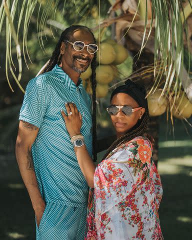 <p>Shante Broadus Instagram</p> Snoop Dogg and Shante Broadus on vacation.