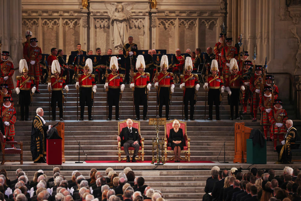 Image: Presentation Of Addresses By Both Houses of Parliament To His Majesty King Charles III (Dan Kitwood / Getty Images)