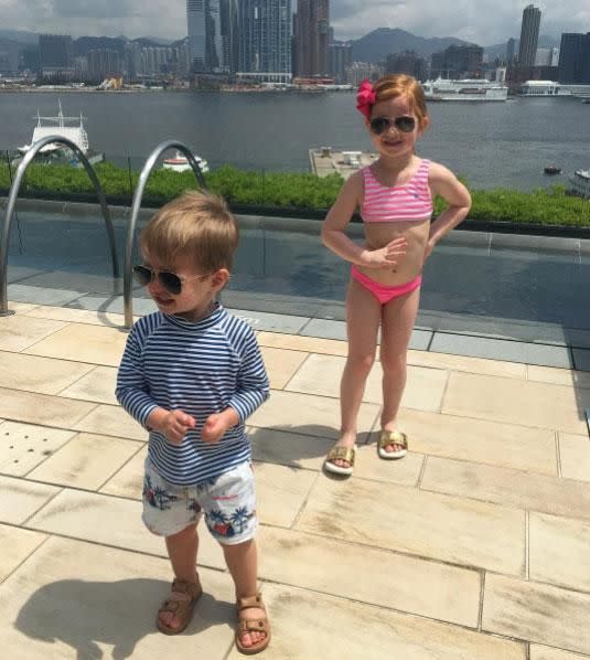 Kids on holiday! Source: Instagram