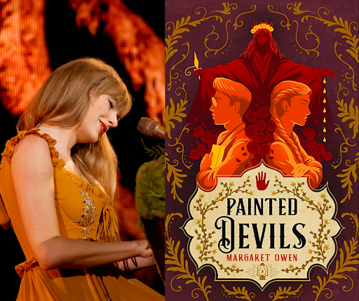 Taylor Swift's ethereal "Evermore" era look recalls Margaret Owen's "Painted Devils."