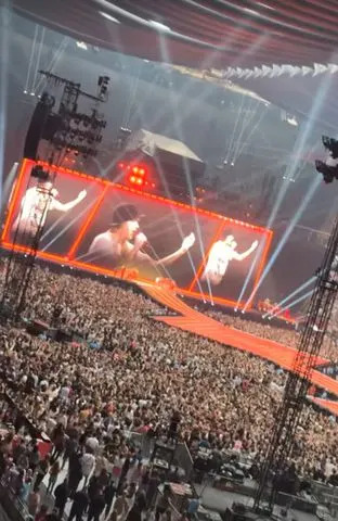 <p>Brittany Mahomes/instagram</p> Brittany Mahomes shares a snippet of Taylor Swift's Amsterdam concert on her Instagram Stories