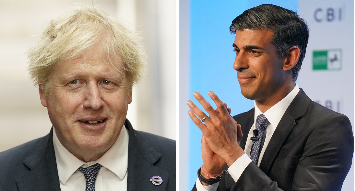 Boris Johnson and Rishi Sunak have rejected calls for an emergency budget. (PA) 