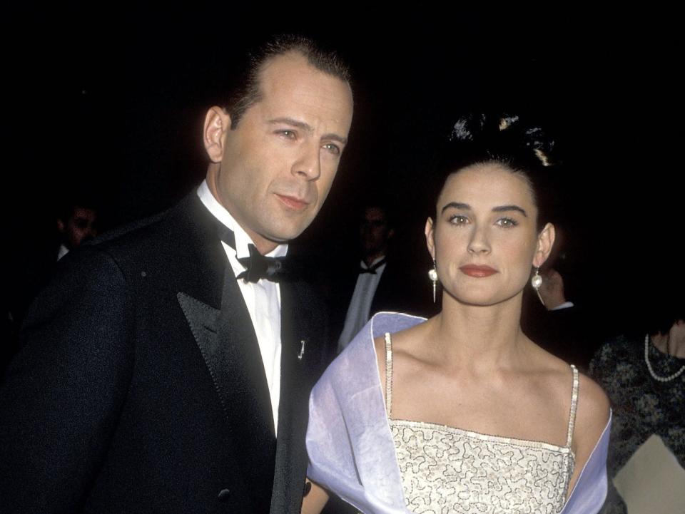 Bruce Willis and Demi Moore