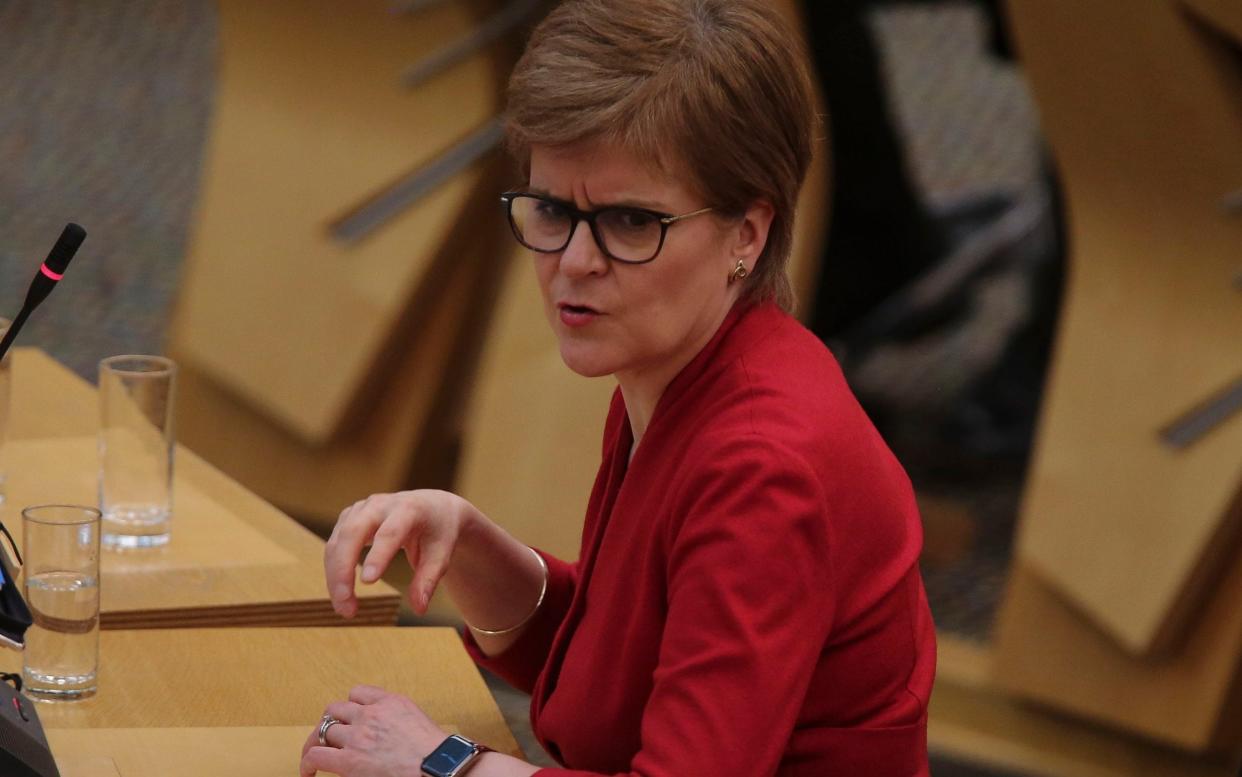 Nicola Sturgeon has only unveiled a lockdown plan until April 26 -  Getty Images Europe