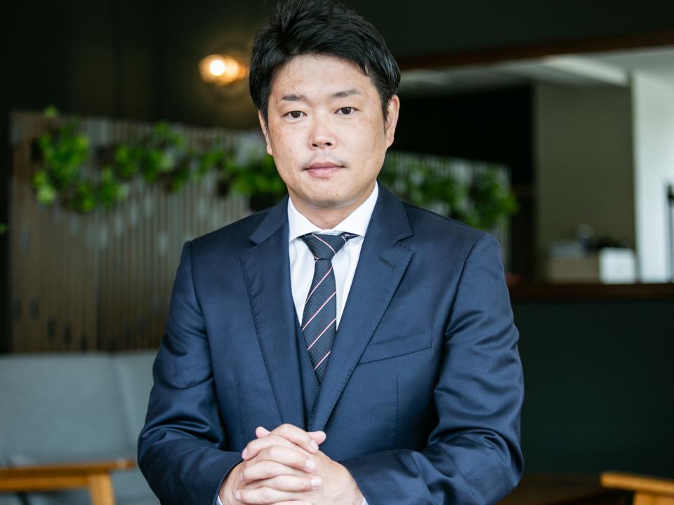 Koji Hanahara, the CEO of Japanese real-estate company Marks Co.