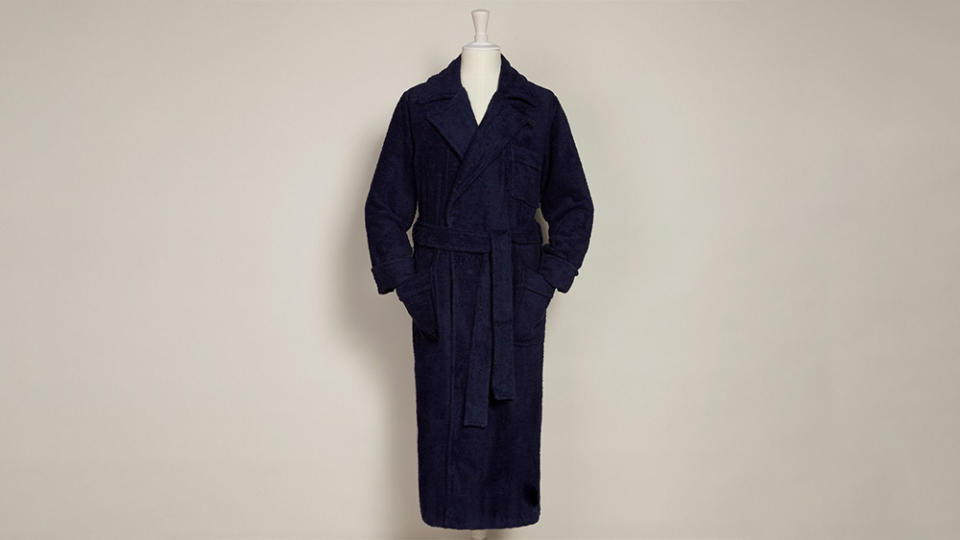 Anderson & Sheppard Toweling Double-Breasted Dressing Gown