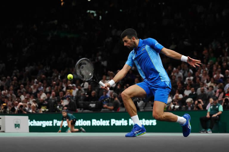 La devolución de Novak Djokovic frente a Dimitrov; el serbio llegó a 40 títulos en torneos de la serie Masters 1000 